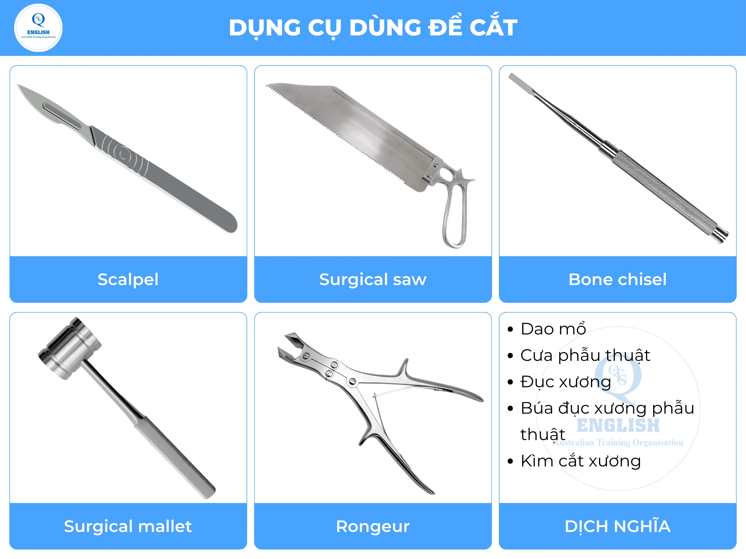 Dụng cụ dùng để cắt