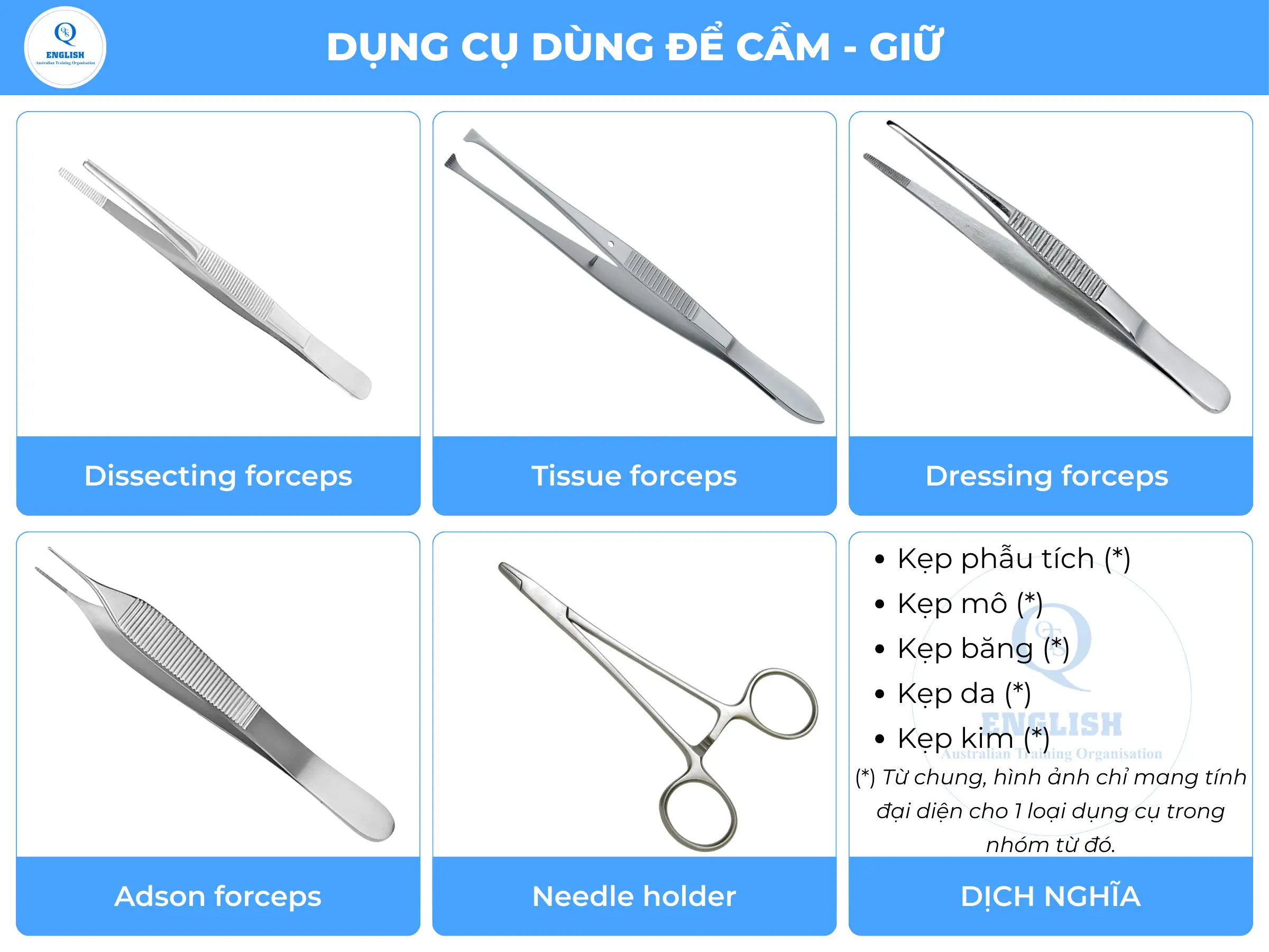 Dụng cụ dùng để cầm và giữ