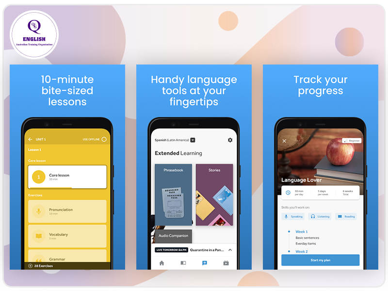 QTS English - Phần mềm học tiếng Anh online có hỗ trợ trực tiếp