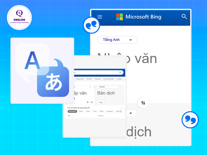Bing Translate - Phần mềm dịch tiếng Anh từ Microsoft