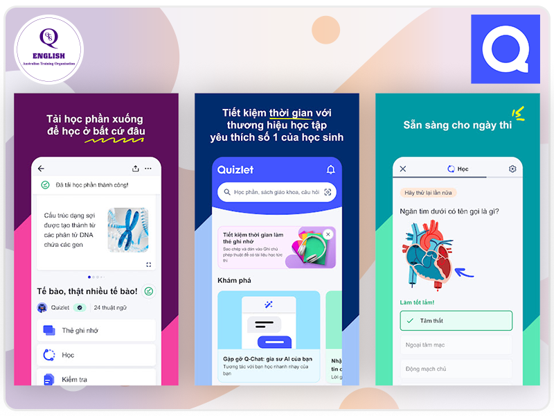 Quizlet - App học tiếng Anh thông qua thẻ ghi nhớ