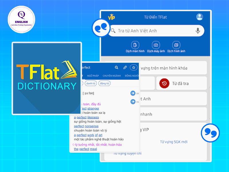 TFlat - Ứng dụng dịch Anh Việt kết hợp từ điển