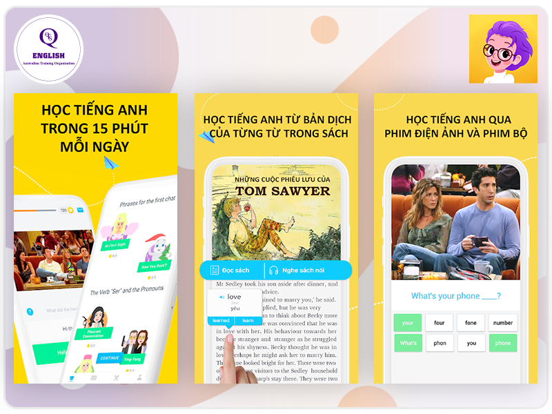 EWA English - App học tiếng Anh qua phim truyện