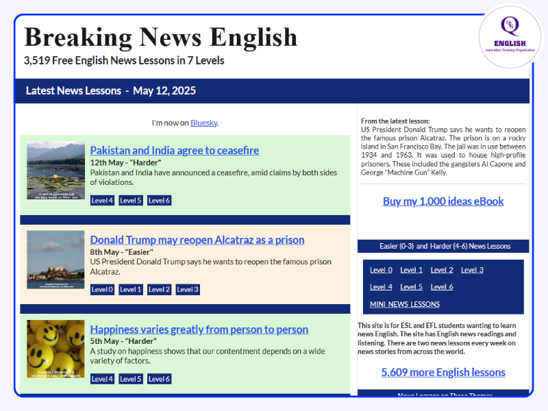 Breaking News English