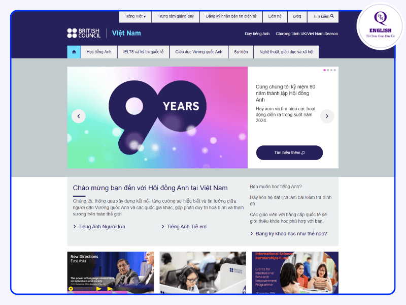 Trung tâm Anh ngữ British Council