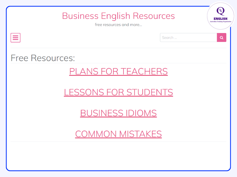 Business English Resources