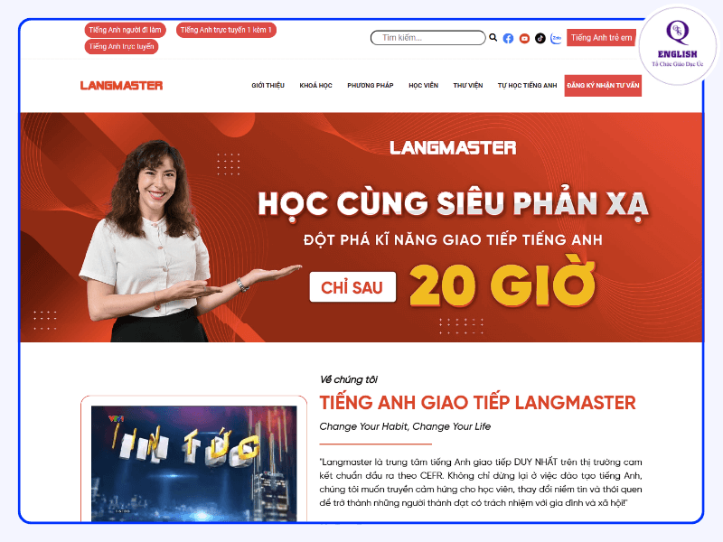 Trung tâm Anh ngữ Langmaster