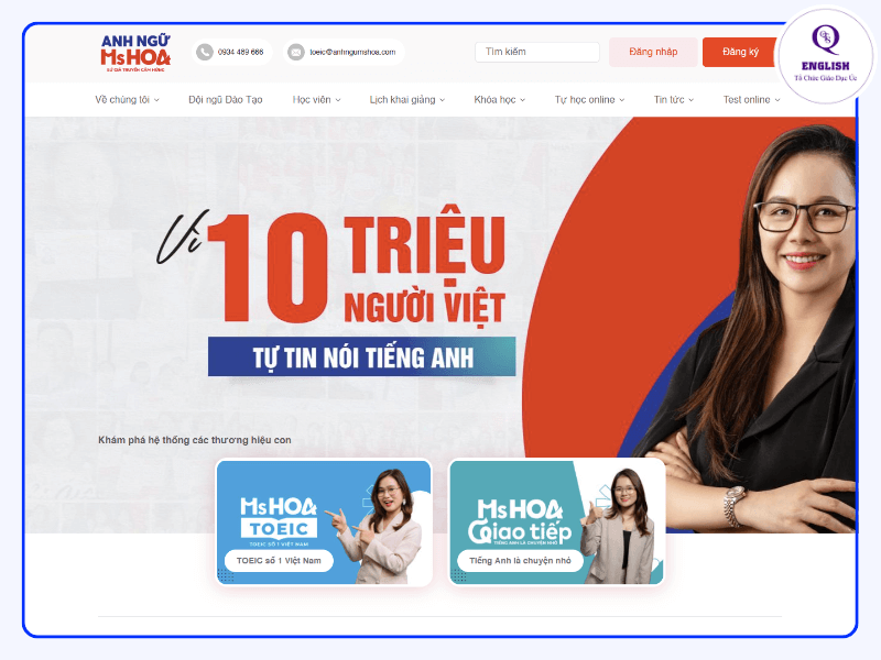Trung tâm Anh ngữ Ms Hoa