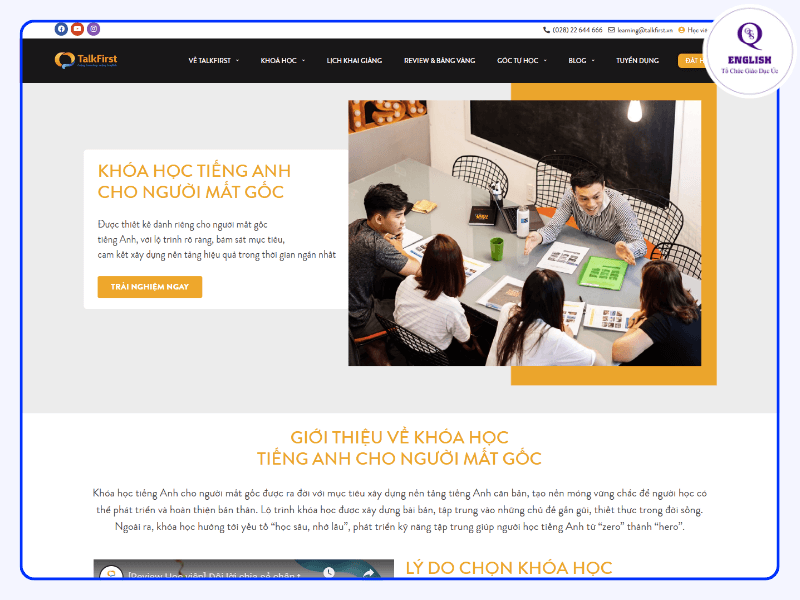 Trung tâm Anh ngữ TalkFirst