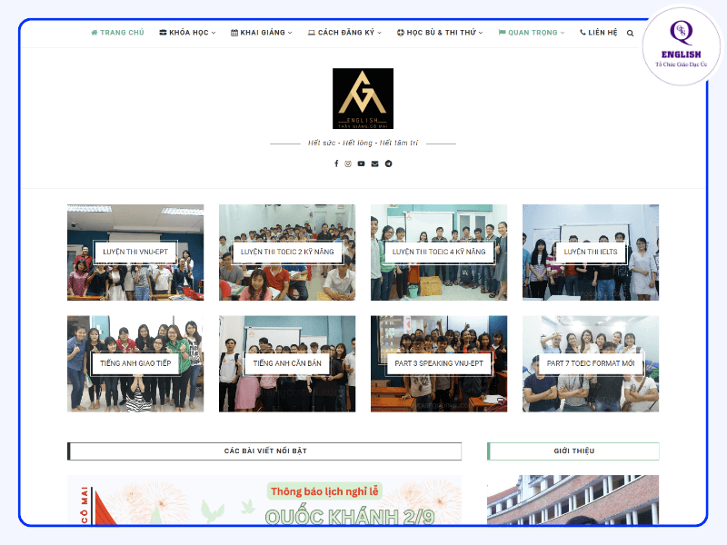 Tiếng Anh cơ bản cho người mất gốc tại Thầy Giảng Cô Mai
