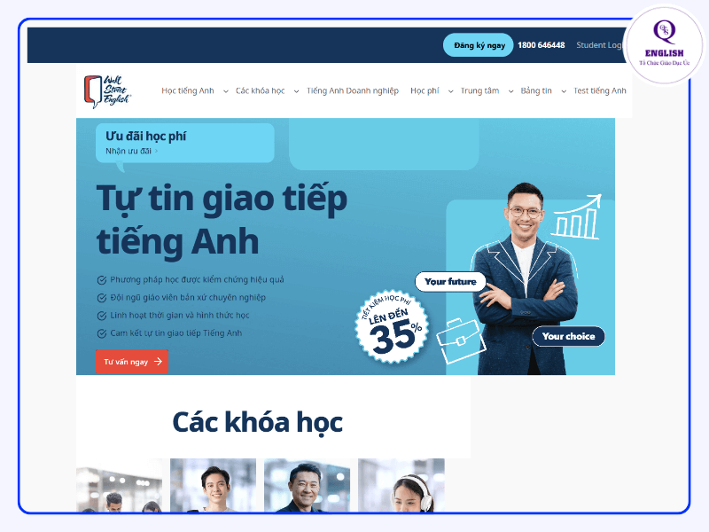 Trung tâm Anh ngữ Wall Street English