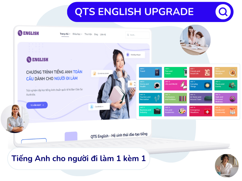 Khóa học tiếng Anh online 1 kèm 1