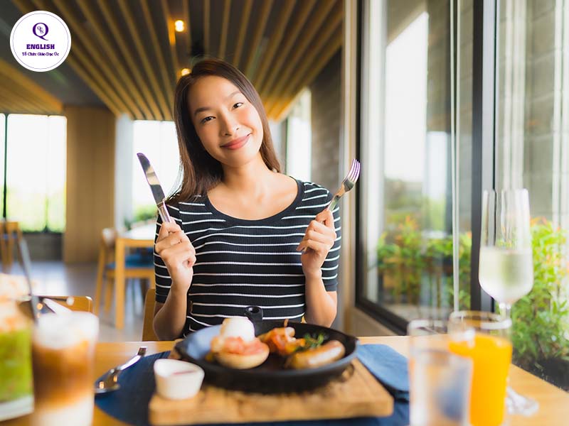 mẫu câu hay dùng ở nhà hàng