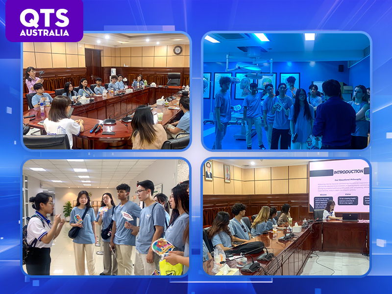 Hoạt động tham quan Đại học Y Dược TP.HCM của sinh viên UC Berkeley trong chương trình International Exchange Program: The US – Vietnamese Medical Connection 2024